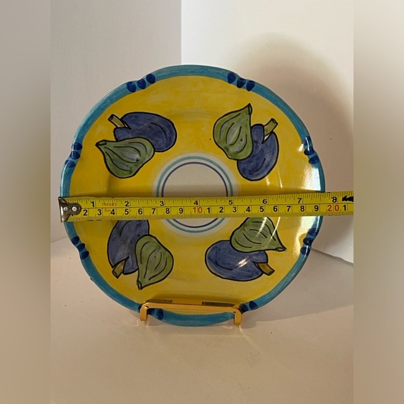 VTG Hanging Signed Fusco G. Amalfi Dip. A Mano plate. Made In Italy 6 Avail - Picture 3 of 7